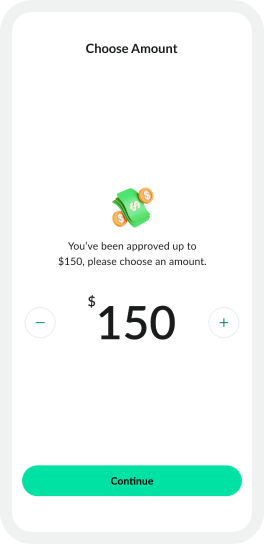 Screenshot of Money app